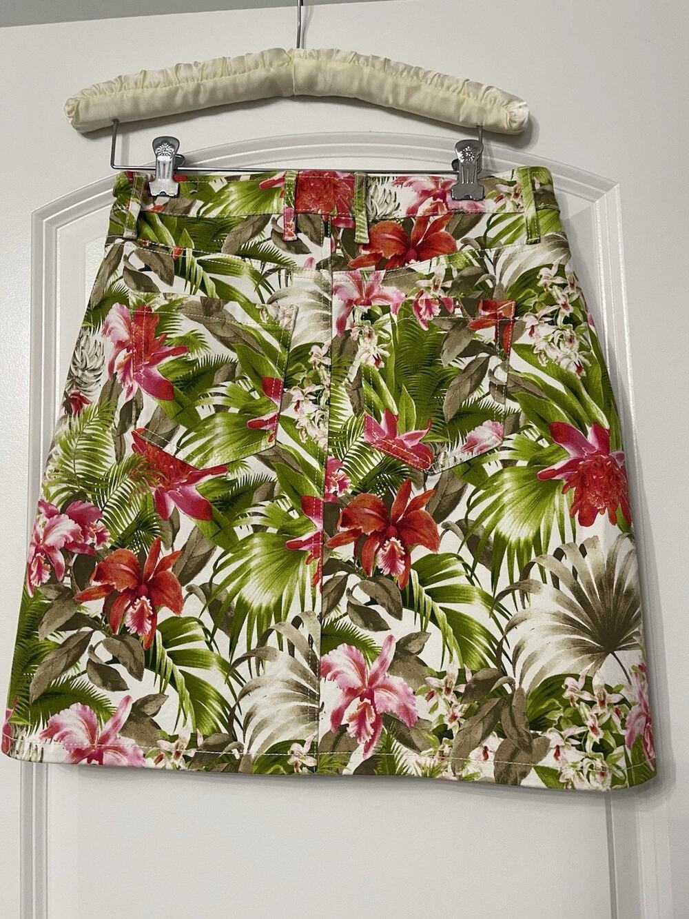 Tommy Bahama Paradise Perfect Short Skirt Boracay Beach Coconut Floral Women's 2